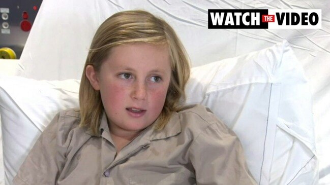 10-year-old describes Coral Bay shark attack (ABC)