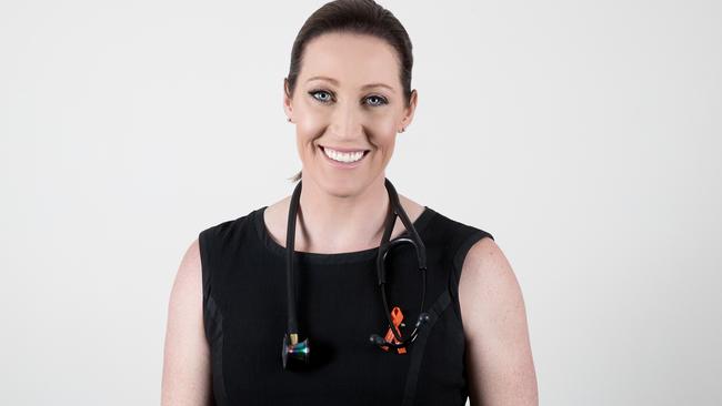 Olympian Jana Pittman is set to begin work as a junior medical officer at Blacktown Hospital with the aim of being a gynaecologist. Picture: Australian Cervical Cancer Foundation