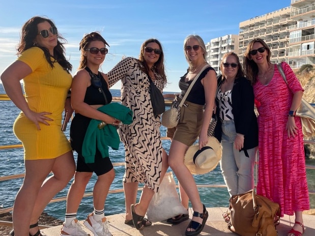 A group of six mums travelled to Ibiza for a mini-break between the school runs