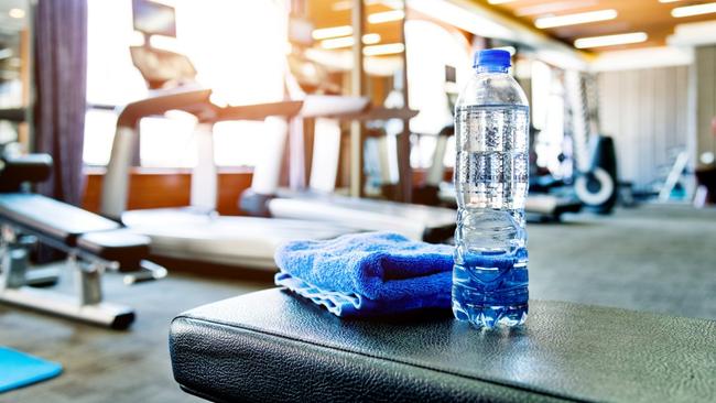 Head to the gym for your free water.