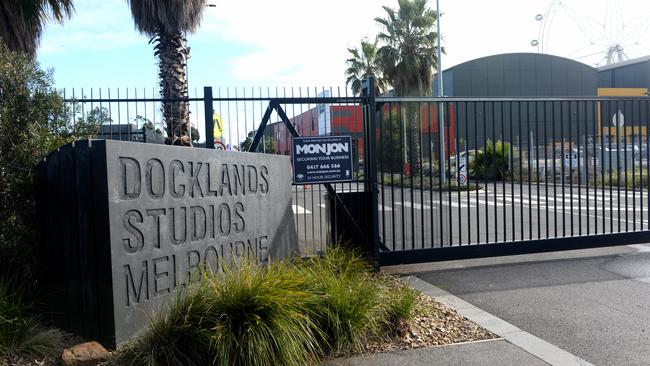 Docklands Studios has been closed after recent positive COVID tests for crew members working on The Masked Singer and Millionaire Hot Seat. Picture: Andrew Henshaw