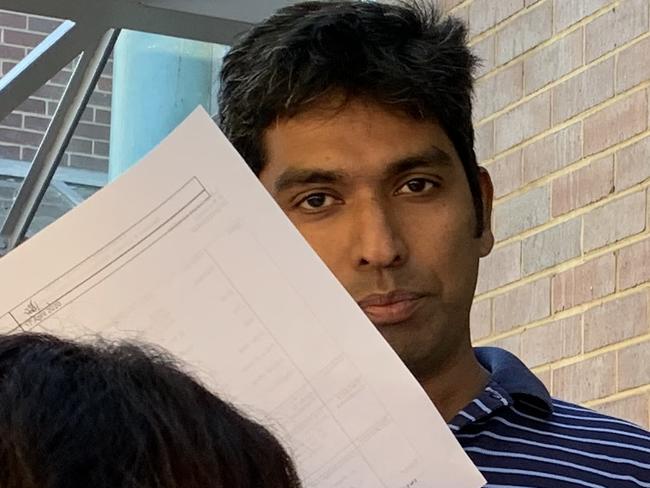 Jolly Rarichan Parambil Joseph, 40, from Auburn, was charged with indecent assault after he sat next to an 18-year-old woman on a train and felt up her thigh on a Sydney train on 17 August 2018.