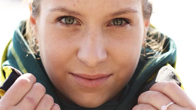 Too young and too vulnerable … Katia Alexandrovskaya at the Winter Olympics in South Korea in 2018. Picture: Getty Images