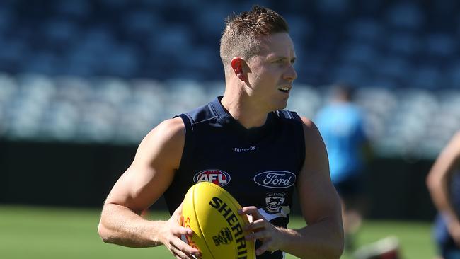 Mitch Duncan is still a midfield point of difference with three per cent ownership. Picture: Alison Wynd.