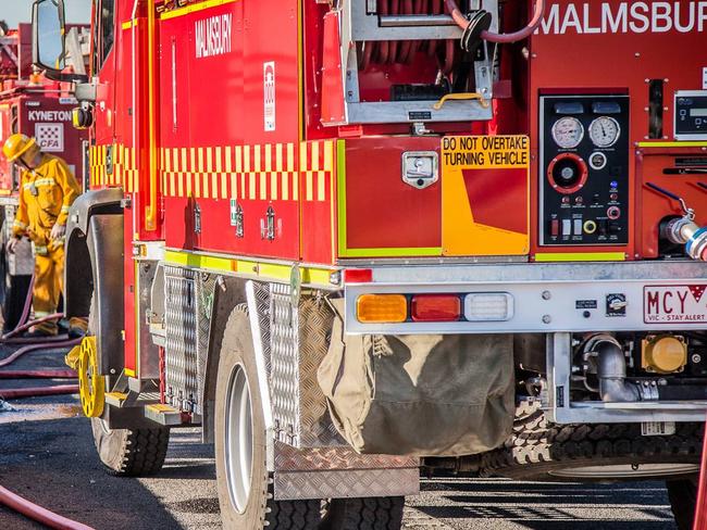 The CFA were one of the many services to attend the 90ha fire in Koorlong. Picture: Facebook