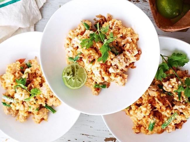 Thai chicken risotto. Picture: Supplied