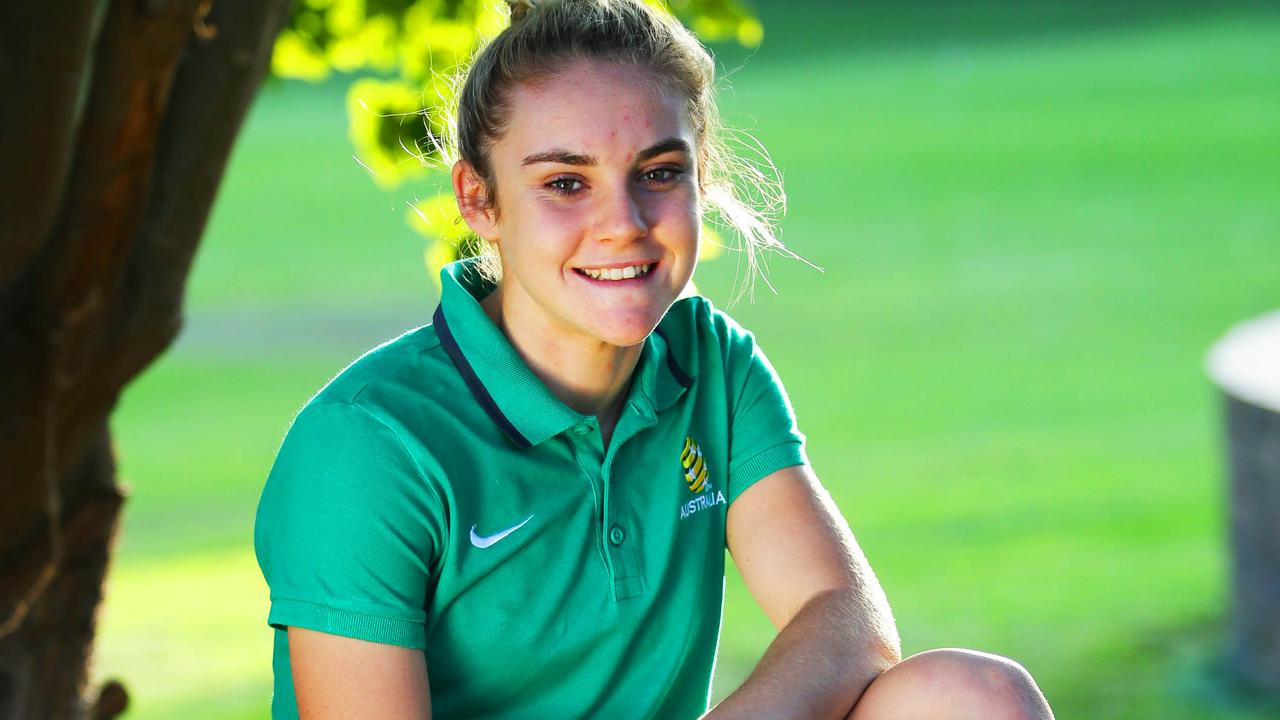 At Greystanes Sportsground on Merryalnds Rd, across the road from Greystanes Public School. Ellie Carpenter is a football player who plays for Australia at u-16 and u-20 level. Ellie and her family moved from Cowra to Sydney to help her chase her football dream.