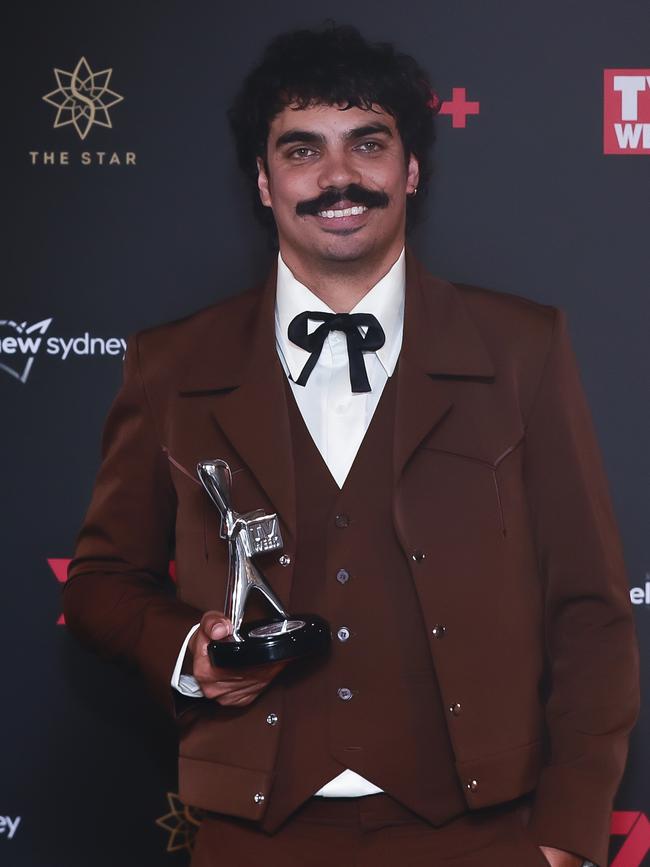 Armstrong wins Most Popular Presenter at the 2023 Logies. Picture: Sam Tabone/Getty Images