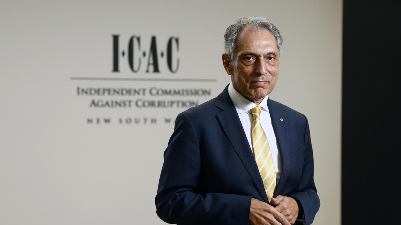 Pictured at the ICAC on Elizabeth Street in Sydney is John Hatzistergos, ICAC Chief Commissioner. Picture: Richard Dobson