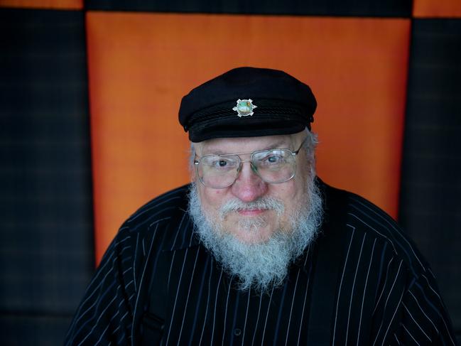 George.R.R.Martin is author and creator of Game of Thrones. George is in Sydney to promote Game of Thrones season four coming in 2014 on Foxtel's Showcase. Pictured at Pullman Quay Grand. Picture Cameron Richardson