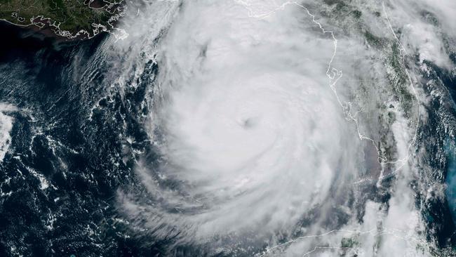 Hurricane Helene from the air.