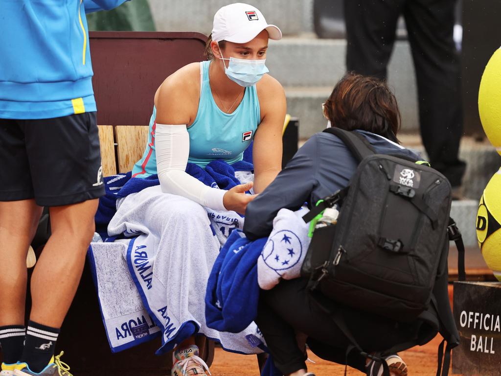 Ashleigh Barty is back at the scene of her greatest triumph.