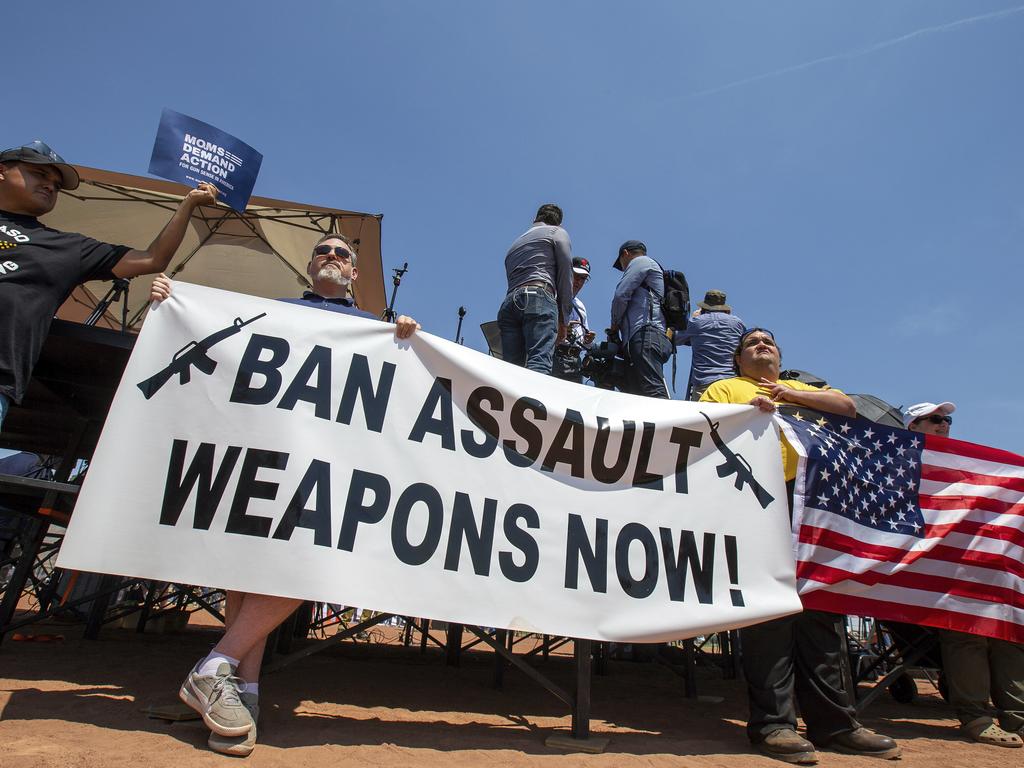 Massacres by mostly lone gunmen are all but routine in the United States. Picture: AP