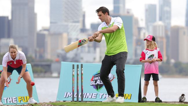 Pat Cummins is excited about the potential of going to the 2028 Olympics. Picture: Jason McCawley/Getty Images for Cricket Australia