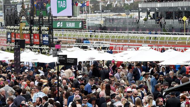 Plainclothes officers are to be deployed to high-risk areas as the spring racing carnival celebrations get under way. Picture: Nicole Garmston