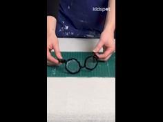 Make Prof. Trelawney's glasses with materials from home