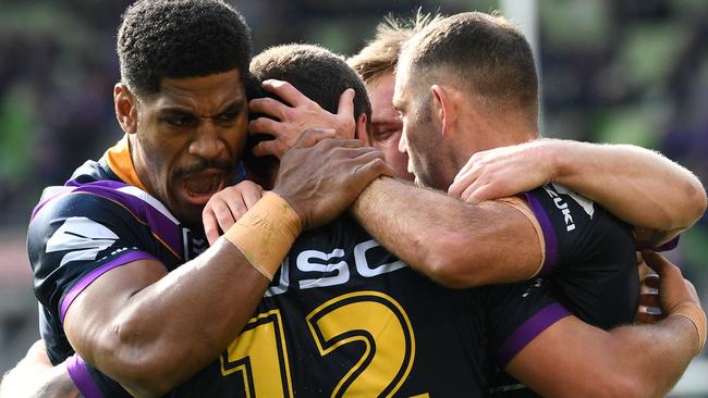 Storm can wrap up the minor premiership this weekend. Picture: AAP