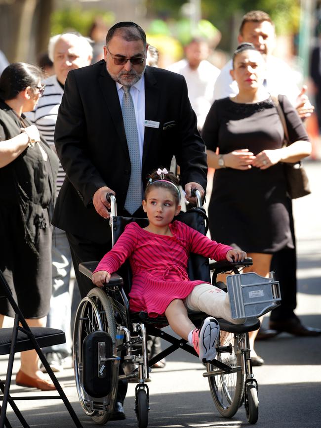 Thalia's sister Maggie, restricted to a wheelchair, was also injured in the attack. Stuart McEvoy for The Australian.