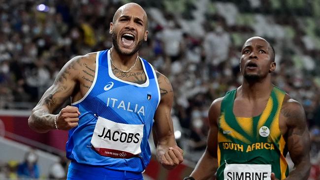 In the end, Jacobs was just too quick. Picture: AFP