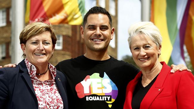 Prof Phelps said despite being prominent marriage equality activists neither she, nor Cr Forster or Mr Greenwich were consulted on the matter. Picture: John Appleyard