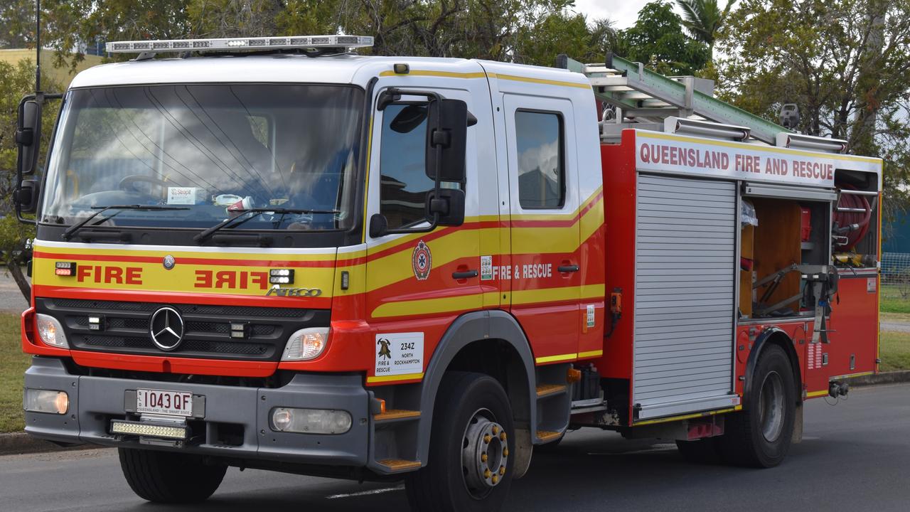 Emergency services responded to a house fire at Mount Abundance near Roma.