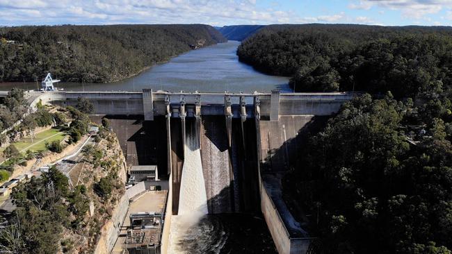 Warragamba Dam supports five million people across Sydney. Picture: Toby Zerna