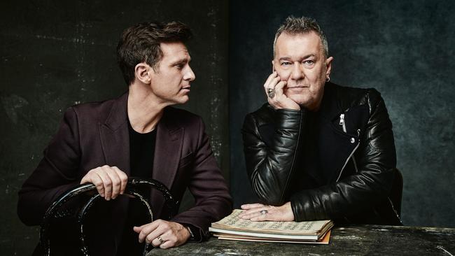 David Campbell, pictured with Jimmy Barnes, says his father’s new memoir gave him ‘closure’. Photographer: Steven Chee