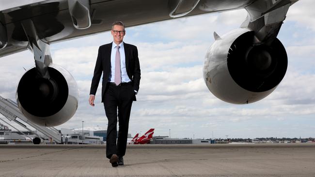 Sydney Airport' CEO Geoff Culbert who is keen to see international travel resume as quickly as possible. Picture: Chris Pavlich