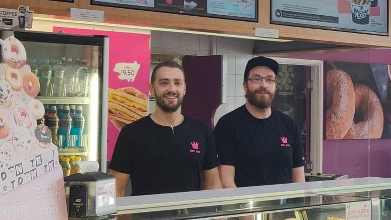 Launceston's Dean brothers, the franchisees of Donut King at Meadow Mews Plaza. Picture: Facebook