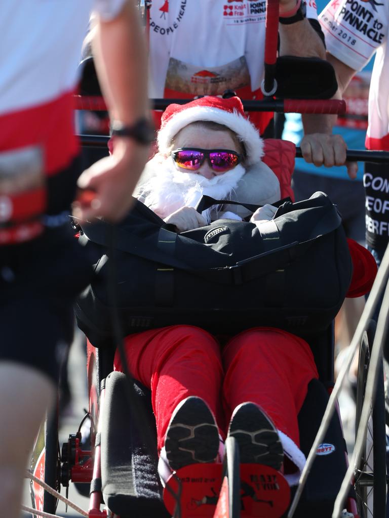 Santa made an appearance. Picture: Nikki Davis-Jones