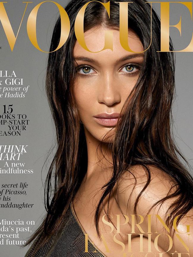 Bella’s cover. Picture: Vogue