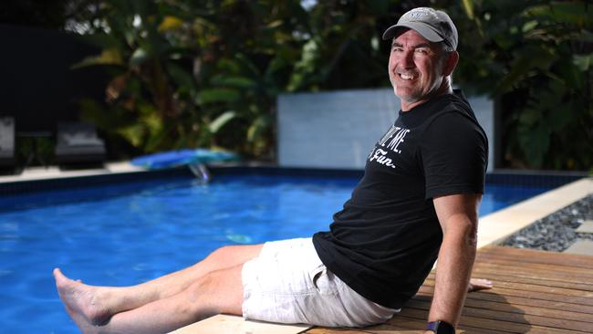 Former Virgin boss Paul Scurrah can stay by the pool for now, after scratching as a candidate to be Australia Post CEO. Picture: Dan Peled