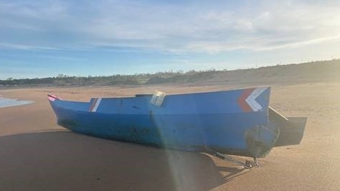 Northern Territory (NT) Police were notified of the arrival of four apparent illegal foreign fishermen on coastland near the remote community of Wadeye, on Sunday 5 March. Picture: Australian Border Force