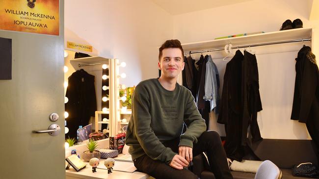 William McKenna says he’s learnt a huge amount from his fellow cast members while performing in Harry Potter and the Cursed Child. Picture: Nicki Connolly