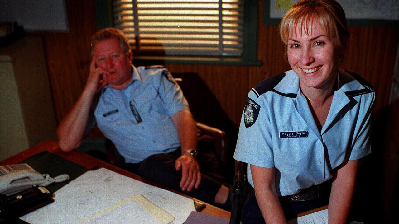 John Wood and Lisa McCune in 1997.