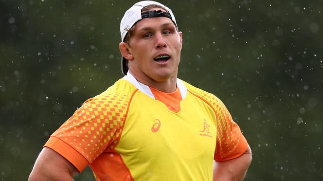 EBETSU, JAPAN - SEPTEMBER 19:  Michael Hooper of Australia looks on during a training session at the Hokkaido Nopporo Sports Park on September 19, 2019 in Ebetsu, Japan. (Photo by Dan Mullan/Getty Images)