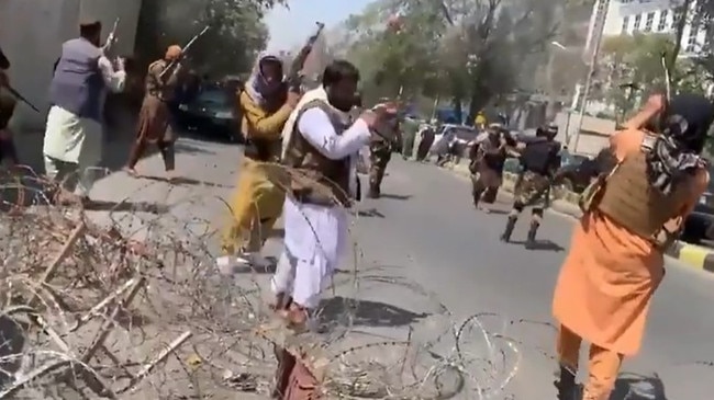 Taliban opens fire and rounds up protesters who took part in a women’s rights march.