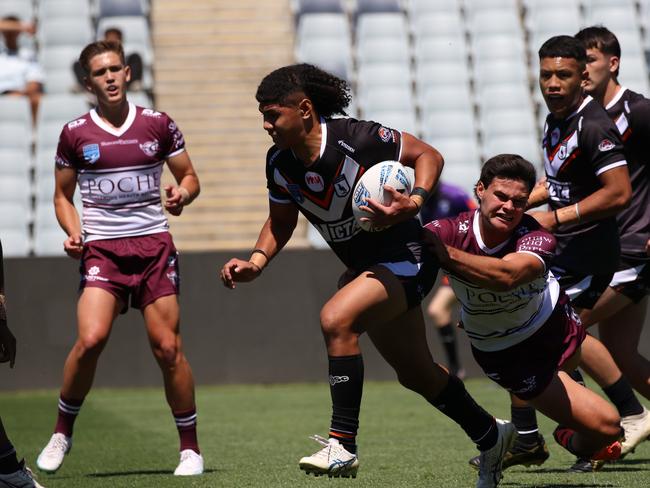 Luke Laulilii was in everything for Western Suburbs. Picture: Warren Gannon Photography