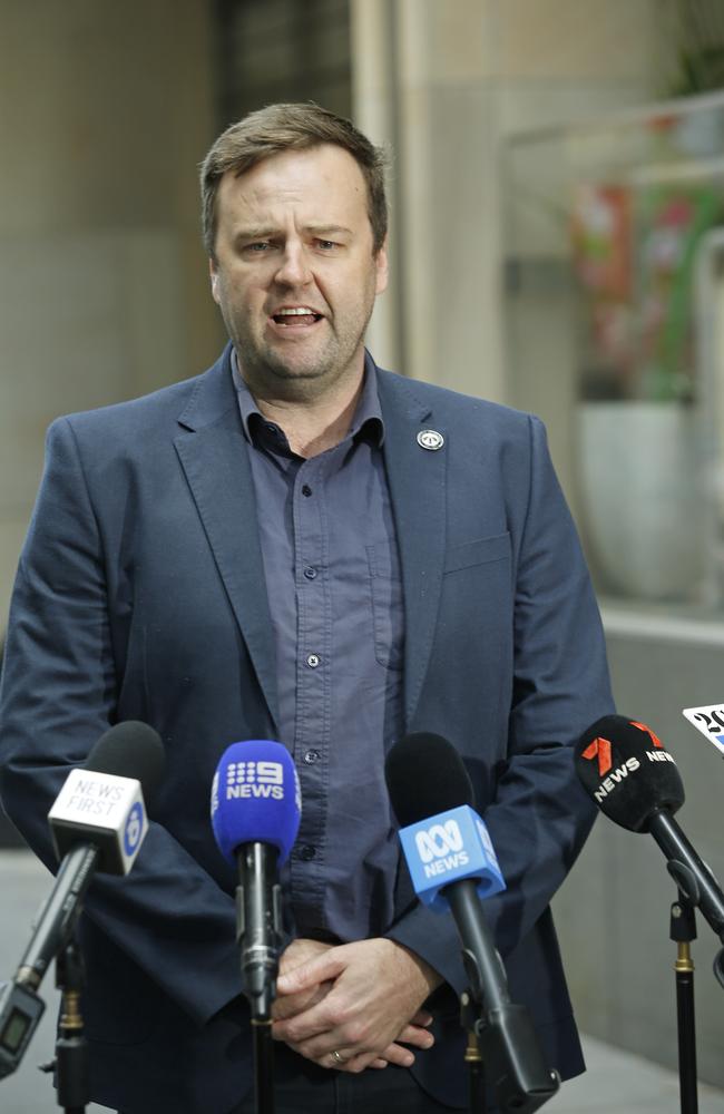 RTBU NSW secretary Toby Warnes said the union would resume industrial action. Picture: NewsWire / John Appleyard