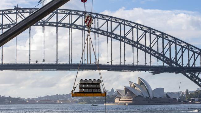 For the past five years construction on the Metro Tunnel, Western Harbour Tunnel and Warringah Freeway upgrade has been ongoing in Sydney’s north. Picture: Transport for NSW