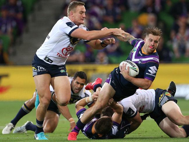 Cameron Munster has struggled to find his feet at five-eighth. Picture: AAP