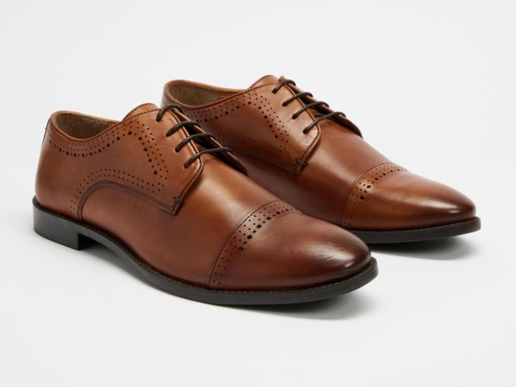 Staple Superior Oscar Brogue Leather Shoes. Picture: THE ICONIC