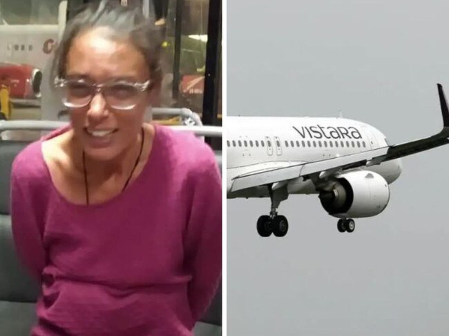 ‘Drunk’ woman strips off on flight