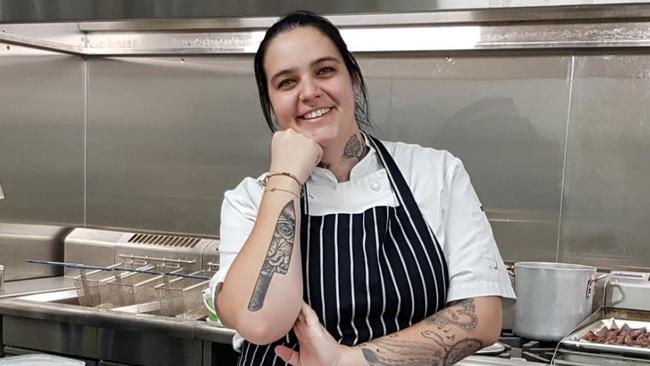 New head chef at Maryborough's White Lion Hotel, La Toya Redman.