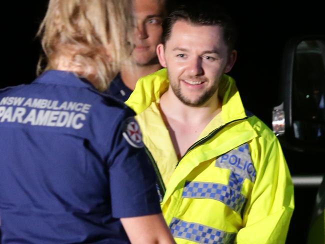 A drunken group of beach goers have wasted valuable resources after taking a dip in Bondi Beach at 4am. Five of the group entered the water and only four returned to the beach, sparking a search with a rescue helicopter and emergency services. The male was located almost an hour later walking towards the beach naked on Military Road, Bondi Beach. He was checked by Paramedics and the group were spoken to by Police. He may have been washed along the beach. Pics Bill Hearne