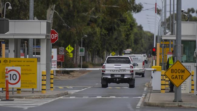 A man has been crushed by a truck at the RAAF Base. Picture: Roy VanDerVegt