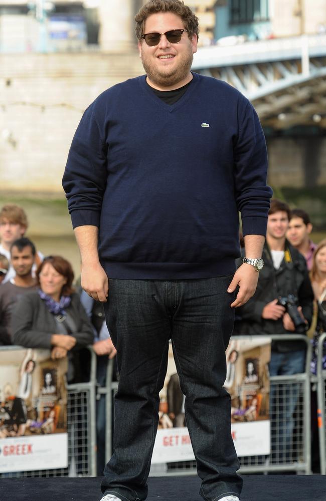 He’s come a long way. Jonah Hill, pictured in 2010. Picture: Getty Images