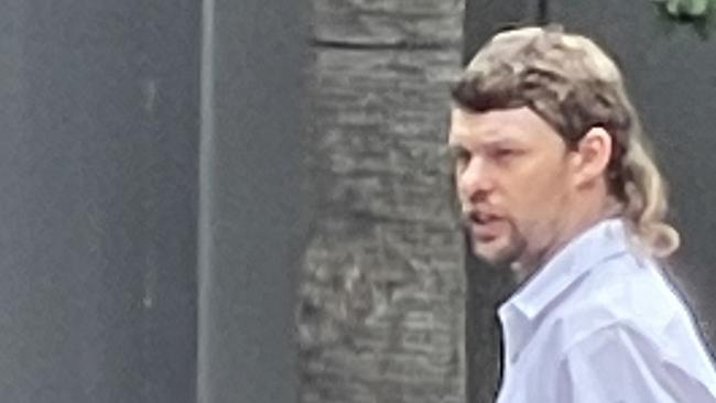 Patrick Phyland, 26, leaves Ringwood Magistrates' Court after being fined and convicted for punching another clubber in the face. Picture: Kiel Egging.