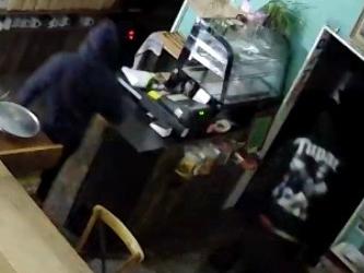 CCTV footage from inside Liberty Providores Urunga on September 16.