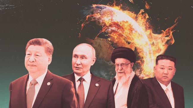 The axis of authoritarian powers – China, Russia, Iran and North Korea – are stronger than they’ve ever been, more united and dangerous.